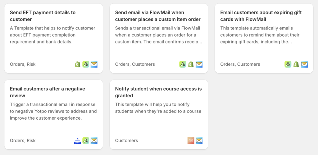 Power up your Shopify app with FlowMail: build Flow templates